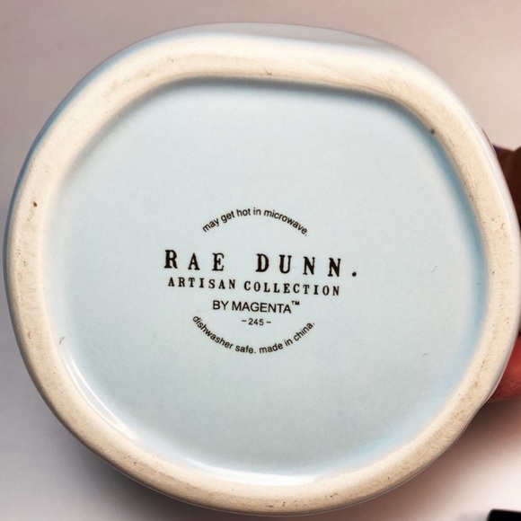 Rae Dunn QUIT IT! Light Blue Ceramic Mug NEW - Picture 3 of 3